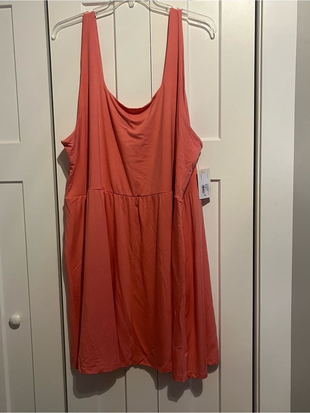 Target Coral Scoop Neck Sleeveless Dress plus size 4X